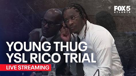 ysl 31|Young Thug YSL trial live stream .